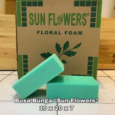 busa bunga gabus foam kering merk sunflower