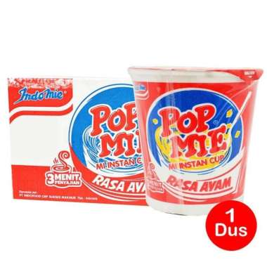 Promo Harga Indomie Pop Mie Instan Ayam 75 gr - Blibli