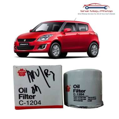 Sakura Filter Oli C-1204 Mobil Suzuki Baleno, Suzuki Swift, Suzuki Esteem Original