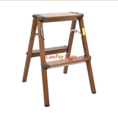Fixstep Tangga Lipat Aluminium 2 Step Cokelat