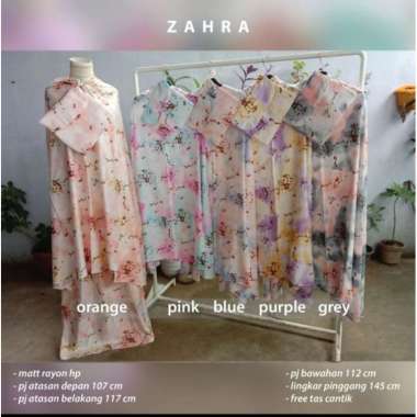 Mukena Bali Dewasa Zahra purple