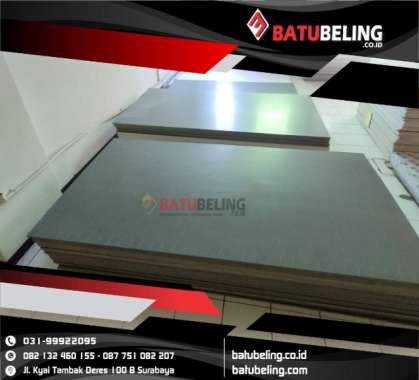 PVC Board Tebal 18mm Ukuran 122 x 244 cm Tipe Medium Hitam Density 5
