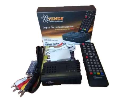 Venus Set TV Digital DVB T2 /DVBT2 Venus Cabai Rawit Mini - STB Mini