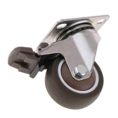 MUMA 2.5 Inch Silent Rubber Universal Wheel 3-inch Anti-wrap Casters 4-inch Industrial Transport Brake Wheel 5-inch Furniture Trolley Wheel Color : Without brakes, Size : 4-inch MUMA 2.5 Inch Silent Rubber Universal Wheel 3-inch Anti-wrap Casters 4-inch Industrial Transport Brake Wheel 5-inch Furniture Trolley Wheel Color : Without brakes, Size : 4-inch