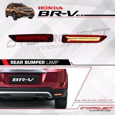 LED Mata Kucing / Reflektor / Rear Bumper Belakang LED Bar Honda BRV