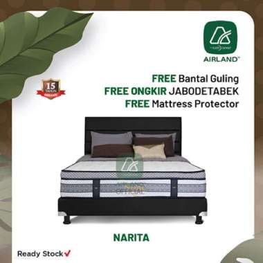 Airland Narita Set dengan divan dan sandaran 120 x 200 white