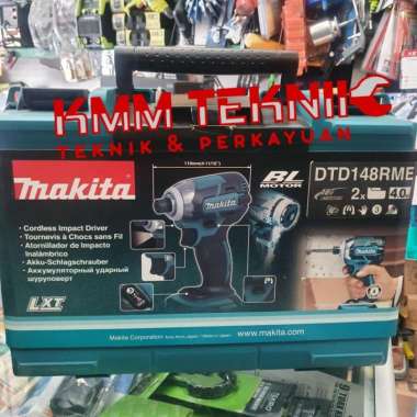 IMPACT DRIVER CORDLESS MAKITA DTD148RME OBENG BATERAI 18V 18 VOLT