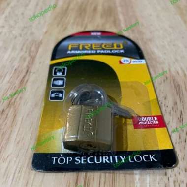 Gembok kuning pres FREED 20 MM gembok koper 20mm