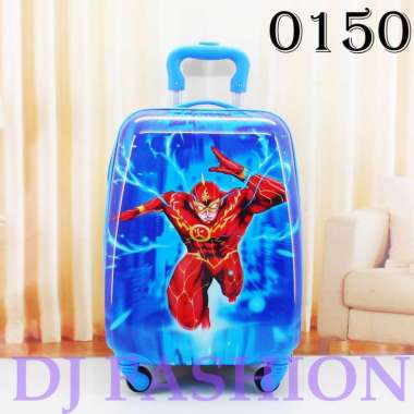 DJ Fashion 0150 Red Hero Troli Koper Tas Sekolah Anak MULTICOLOR
