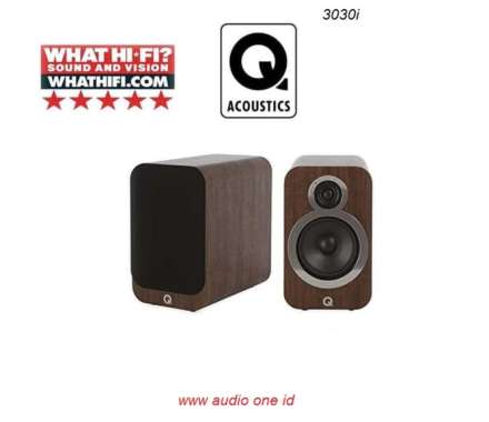 Q Acoustics 3030i Q Acoustics-3030i Speaker Bookshelft walnut WALNUT