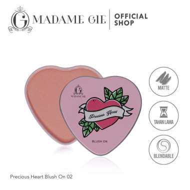 Madame Gie Precious Heart Blush On - MakeUp Blush On 02 Thulian