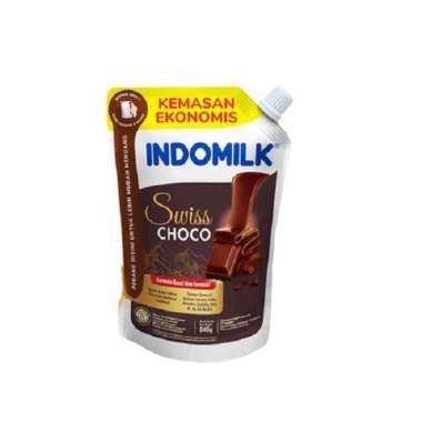 Susu Kental Manis Indomilk Swiss Choco 545Gr Pouch