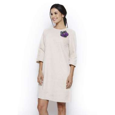 Minimal Vintage Gold Velvet Dress A Metalic Creme XS