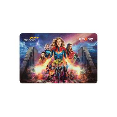 Kartu EMONEY MANDIRI Captain Marvel 6 Movie Film Kartu Etoll e toll E Money E-money Winlycollections