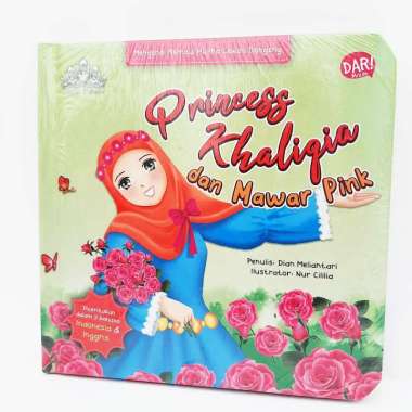 Mizan Buku Anak Bbw Princess Khaliqia Dan Mawar Pink Boardbook  Multicolor