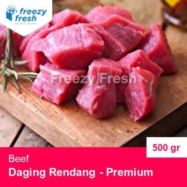 Daging rendang premium potong 500gram