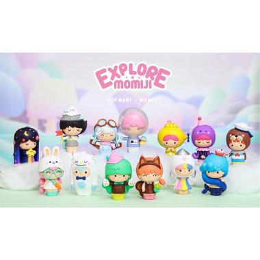 Pop Mart Blind Box + Hidden Edition Explore Momiji Action Figure [1 Box/ 12 pcs]