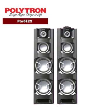 Polytron Pas8E22 Speaker Aktif Bluetooth SUPER BASS hitam