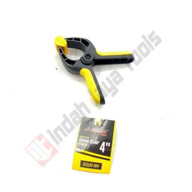 SOLID Spring Clamp 3 4 6 Inch Nylon Alat Penjepit Kayu Besi Klem Catok 4 INCH