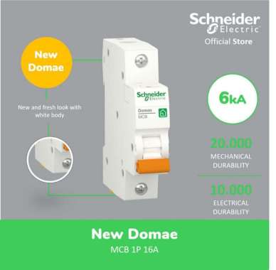Schneider Electric NEW DOMAE MCB 16A 1P - DOMF01116