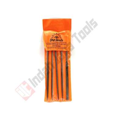 TJAP MATA Kikir Besi Set Mini 5 Pcs - Kikir Sumpit Instrumen Jarum 3 x 140 mm