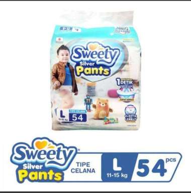 Sweety Silver Pants Popok Bayi Celana L54 / L 54