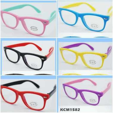 Kacamata Anak Anti Radiasi Hitam