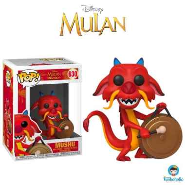 Funko POP! Disney Mulan - Mushu with Gong #630