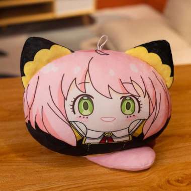 30cm Anime Anya Spy X Keluarga Mainan Mewah Kartun Anime Bantal Loid F gantung 10cm cKuning