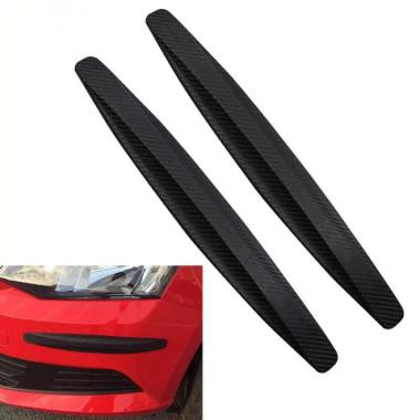 beler 4pcs Black Car Auto Anti Collision Bumper Door Protector Guard Stickers Bars Anti-rub Strips 