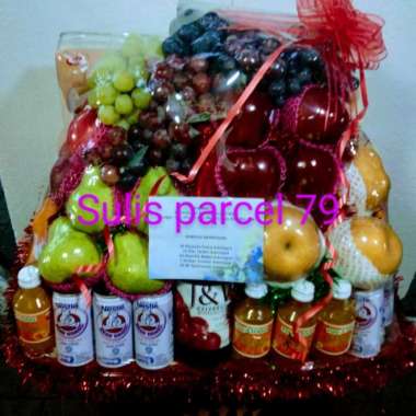 Parcel Buah Segar Primium N Minuman,, Kurma,, Kue Monde