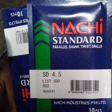 mata bor besi 5 mm nachi