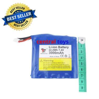 baterai kapal rc HJ806B baterai li-ion 7.4V 3000mAH