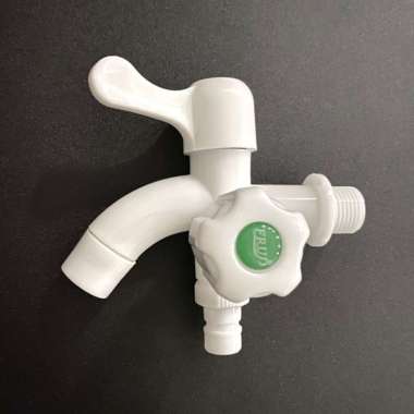 Kran Cabang Plastik PVC MURAH KB- Keran air kombinasi cabang 2 Two Way