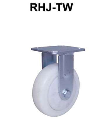 Roda Troly / Troli / Trolly Nylon Nilon 8 Inch Heavy Duty Mati ( Fixed ) RHJ Indonesia