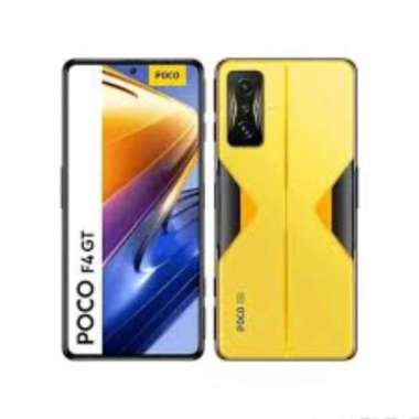XIAOMI POCO F4 GT 5G 12 / 256 GB SMARTPHONE ANDROID F4 GT 5G 12/256GB GARANSI RESMI Yellow Black