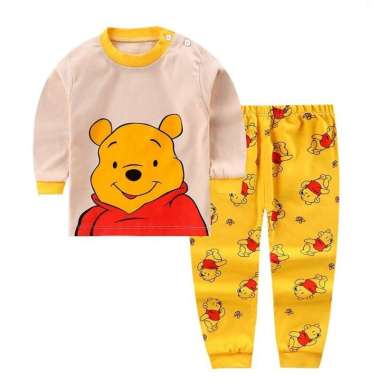ST. Piyama Longsleeve Winnie The Pooh 3 tahun Yellow