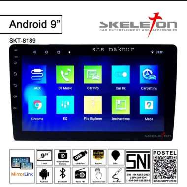 head unit android skeleton SKT 8189 9inch