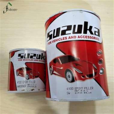 Suzuka Epoxy Filler Grey / Epoxy 0.8Lt + 0.2 Lt Hardener
