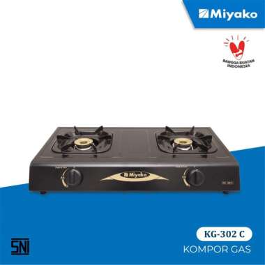 KOMPOR GAS MIYAKO 2 TUNGKU KG 302 C KOMPOR GAS