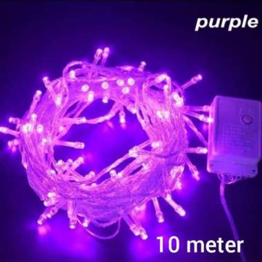 LAMPU TUMBLR LED UNGU - LAMPU NATAL UNGU - LAMPU HIAS WARNA UNGU