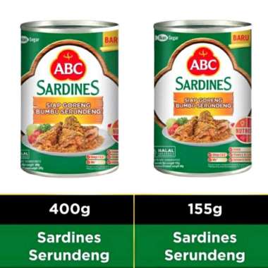 SARDINES ABC SERUNDENG SARDINES ABC 400 GRAM