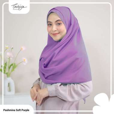 TAZBIYA PASHMINA INSTAN SERIES SOFT PURPLE