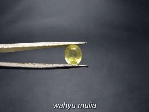 Batu Yellow Safir Asli (kode:777) Kuning