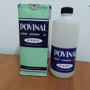 Lem Povinal / Lem Kertas Cair Besar 500ml Hijau