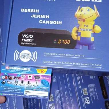 STB Visio Resmi Kominfo Garansi 1thn - Set Top Box Siaran TV Digital
