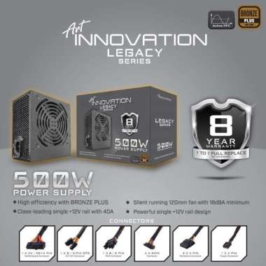 Powersupply PSU Innovation 500W 500 500Watt 80 Plus 80+ BRONZE