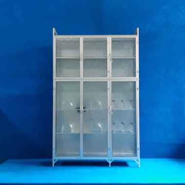 Jual Lemari Rak Piring Full Kaca 2 Pintu Premium Lp 709 62 Online April 2021 Blibli