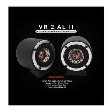 Vox Research VR 2 AL Speaker Fullrange Mobil 2 inch Lengkap dengan Housing Set Hitam
