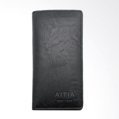 AITIA Kulit PU Fashionable Dompet - Hitam